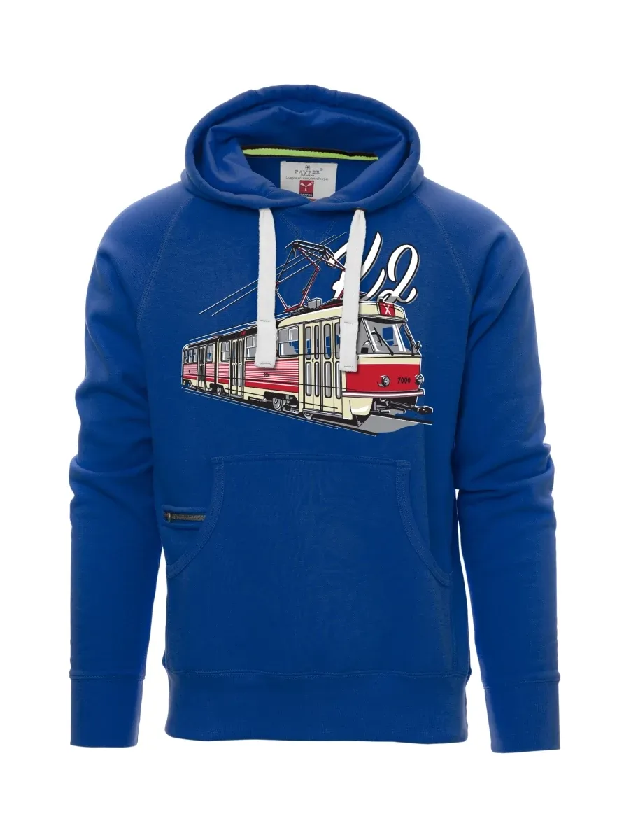Męska bluza niebieska Tramwaj K2
