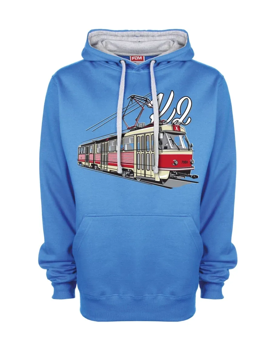 Bluza szaro-niebieska Tramwaj K2