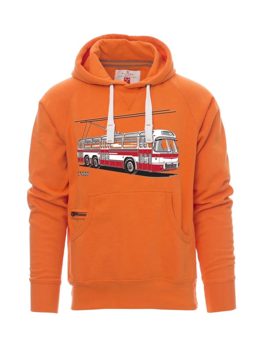 Męska bluza pomarańczowa Wózek  T401