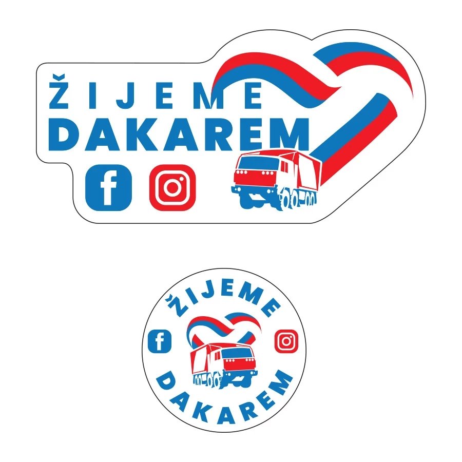 Naklejki Dakar na żywo
