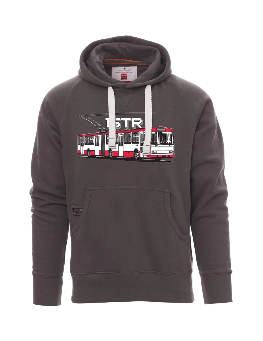 Męska bluza szara  Trolejbus 15TR