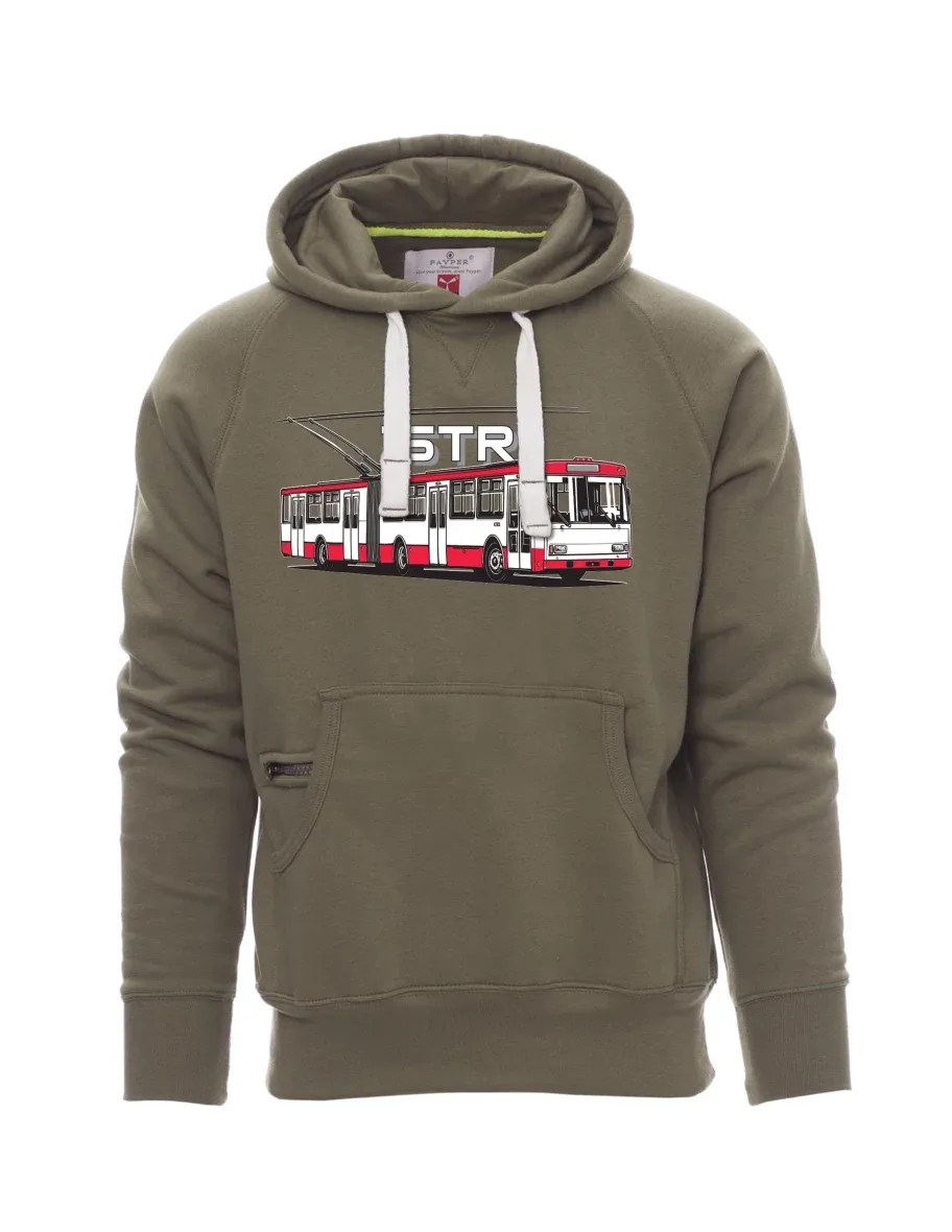 Męska bluza Khaki  Trolejbus 15TR