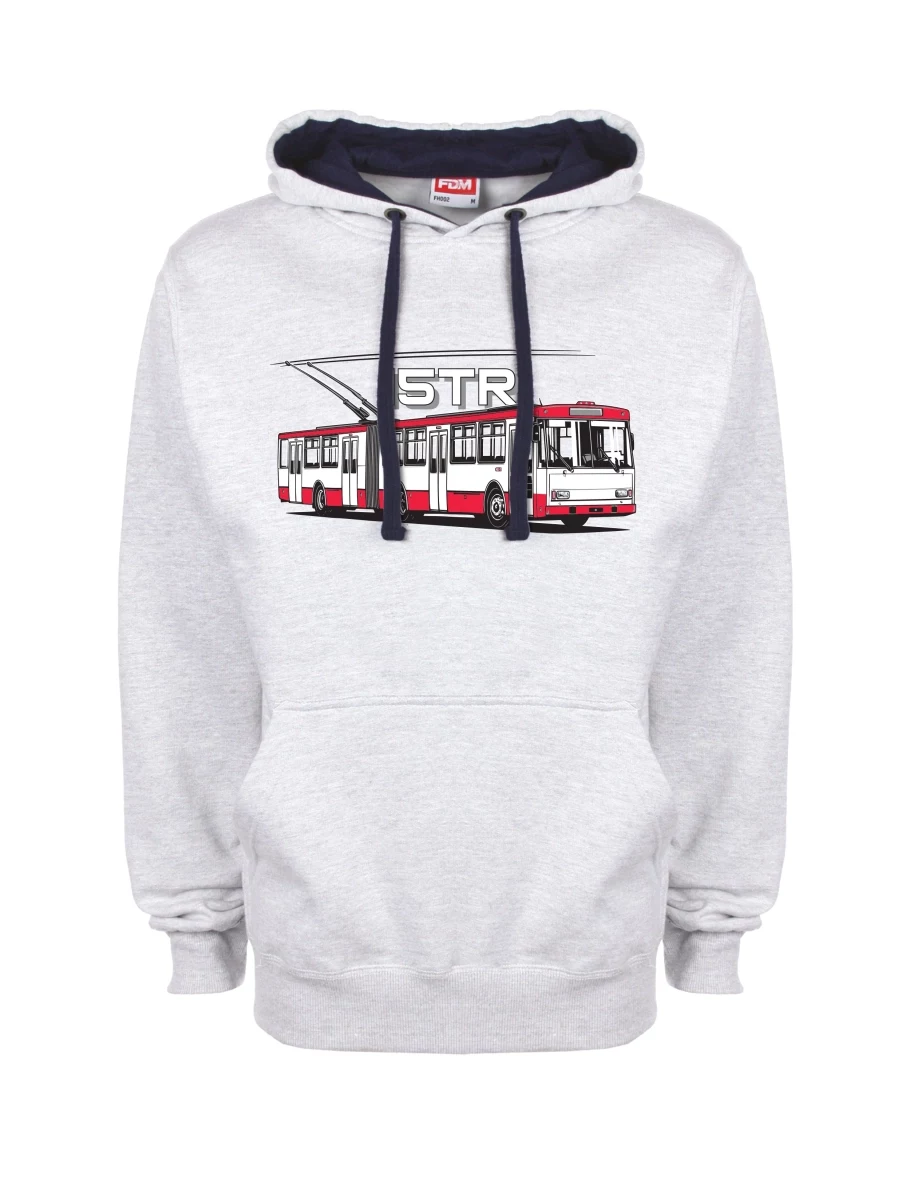 Bluza niebiesko-szara Trolejbus 15TR