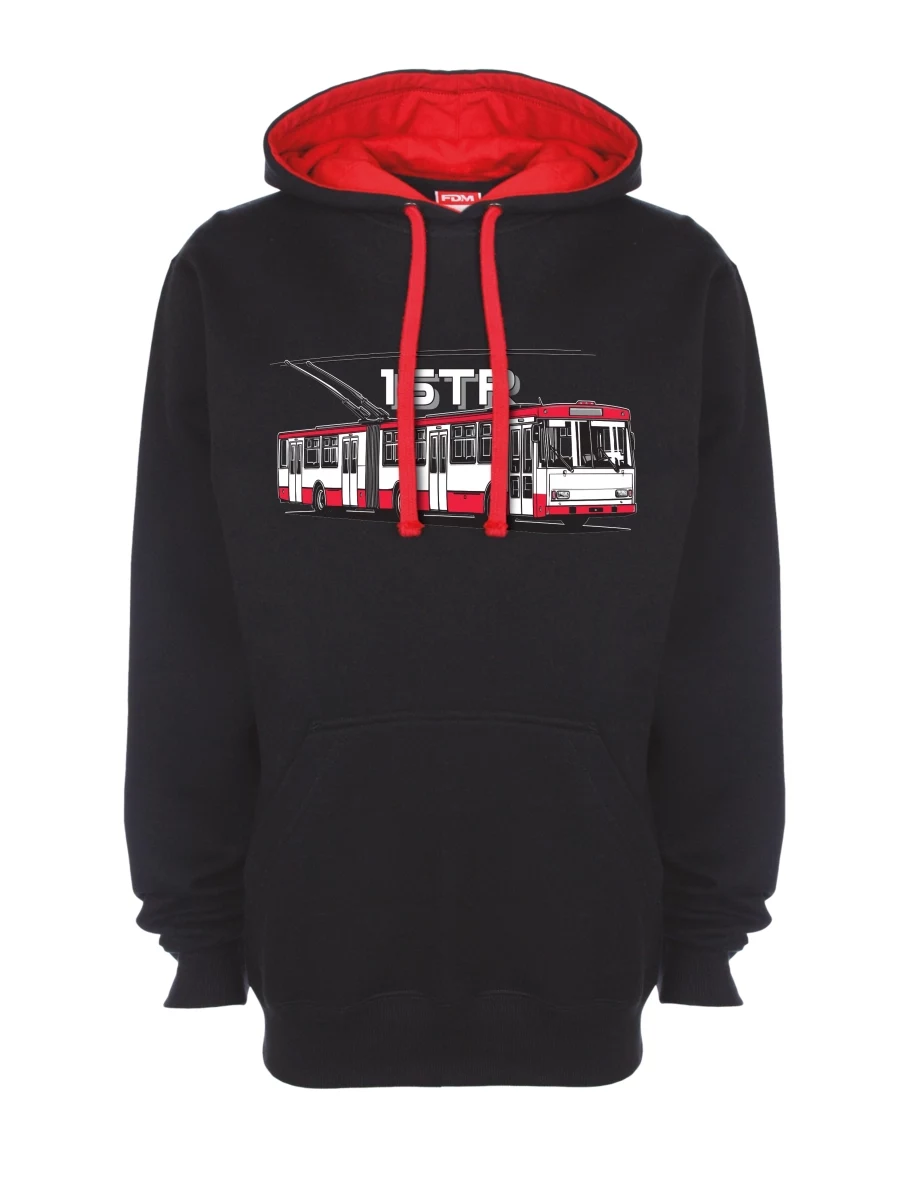 Bluza czerwono-czarna Trolejbus 15TR