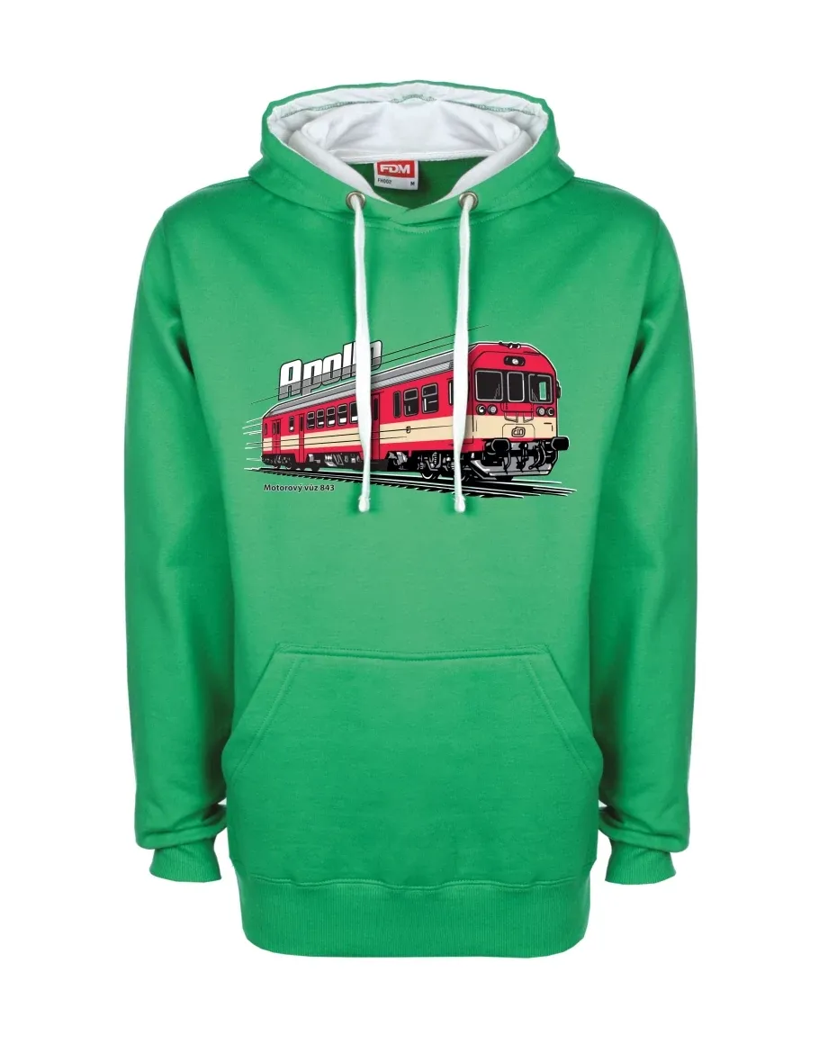 Bluza biało-zielona Wagon silnikowy 843 „Apollo“