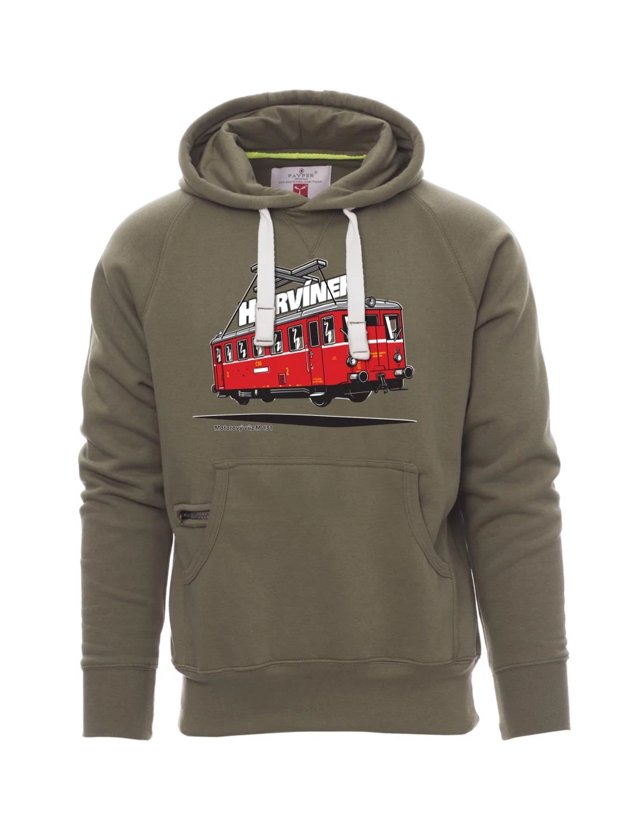 Męska bluza Khaki  Wagon silnikowy M 131 „Hurvínek“