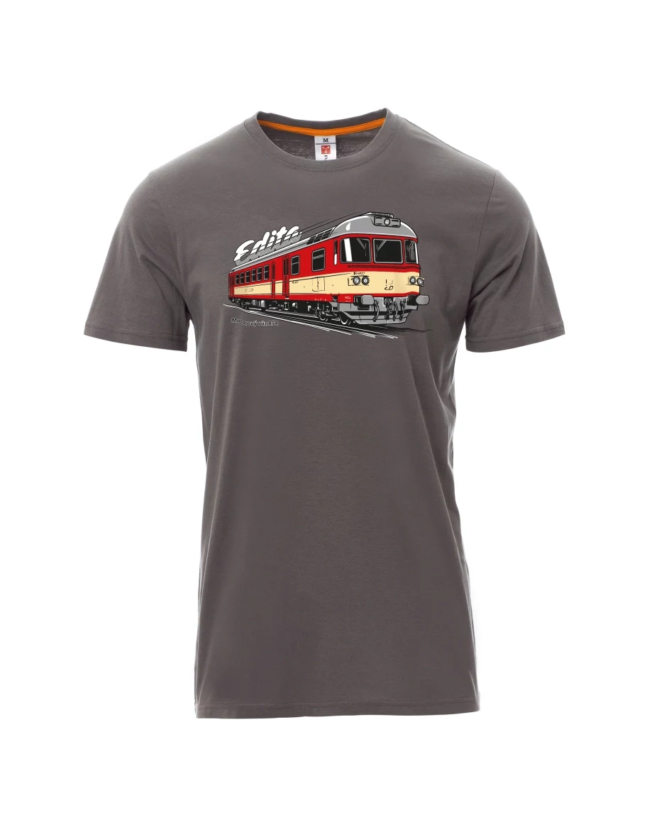 Męski t-shirt szary Wagon silnikowy 854