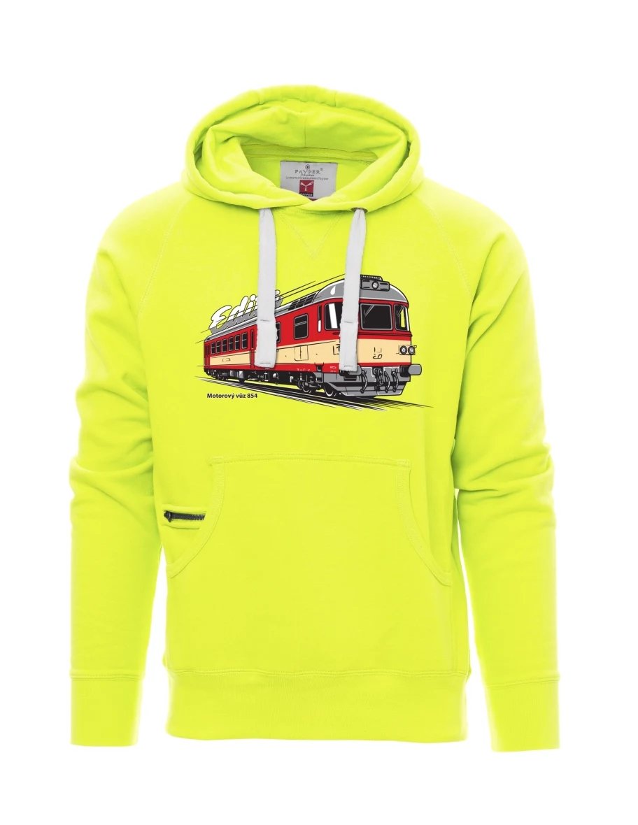 Męska bluza fluorescencyjna Wagon silnikowy 854