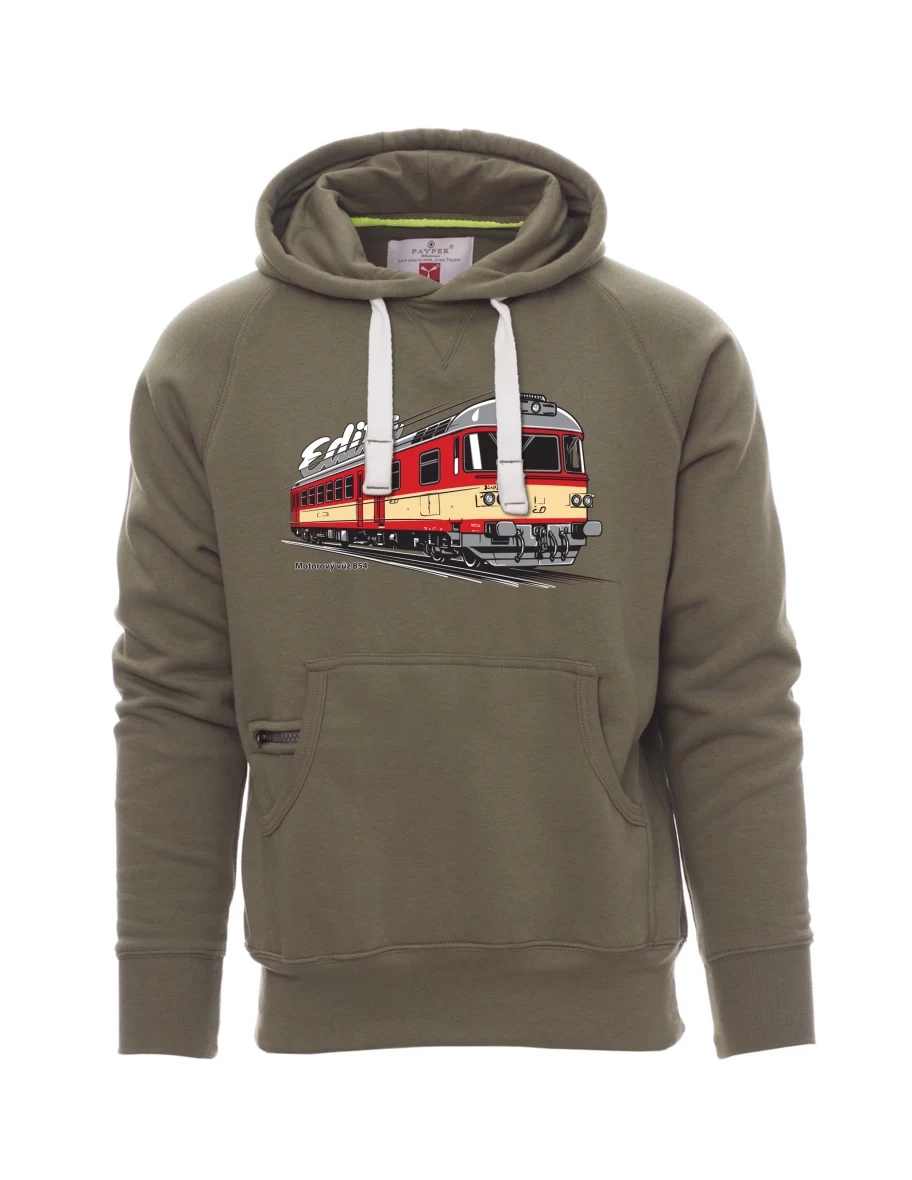 Męska bluza Khaki  Wagon silnikowy 854