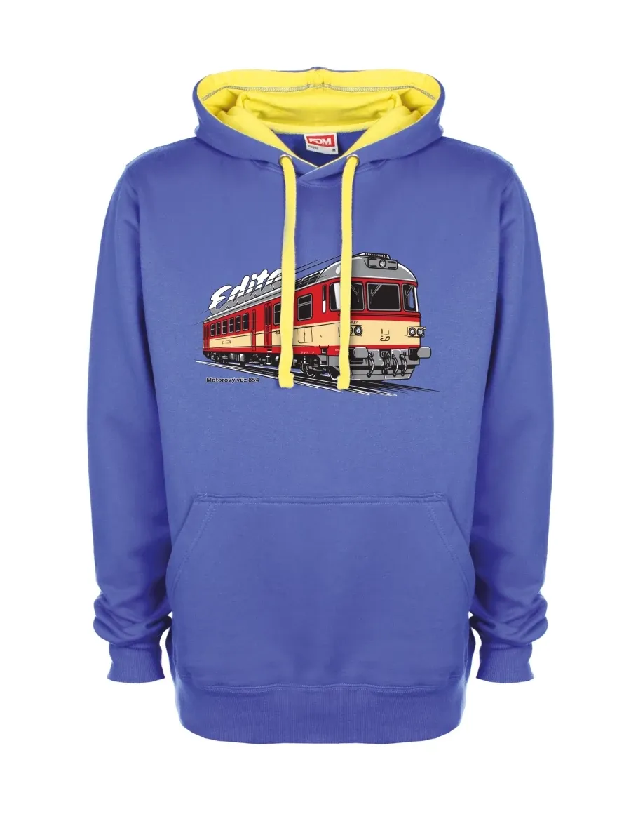 Bluza żółto-niebieska Wagon silnikowy 854