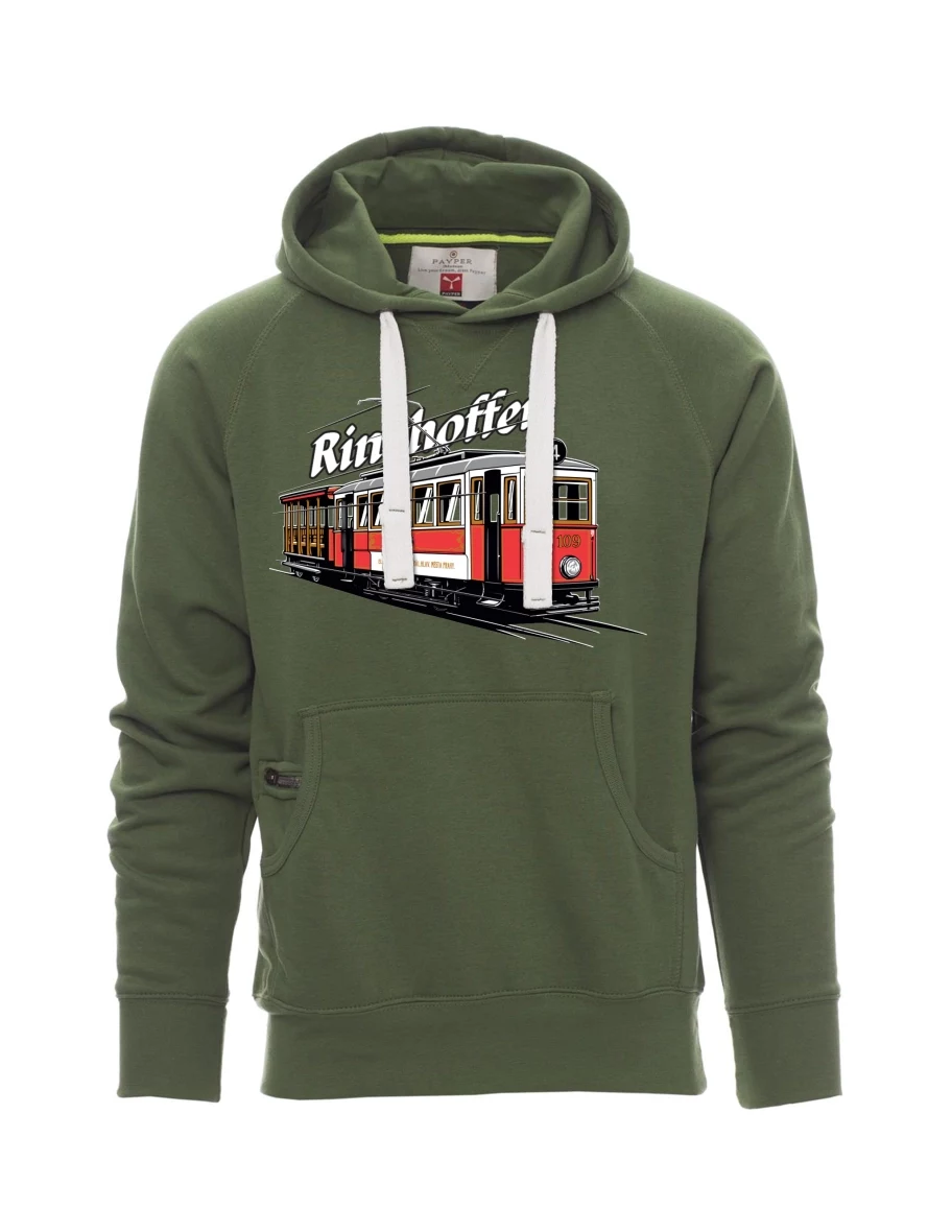 Męska bluza ciemnozielona  Tramwaj Ringhoffer