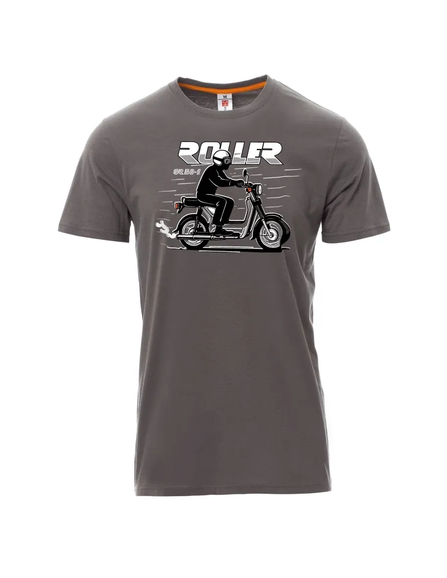 Męski t-shirt szary Skuter SR 50/1 Roller