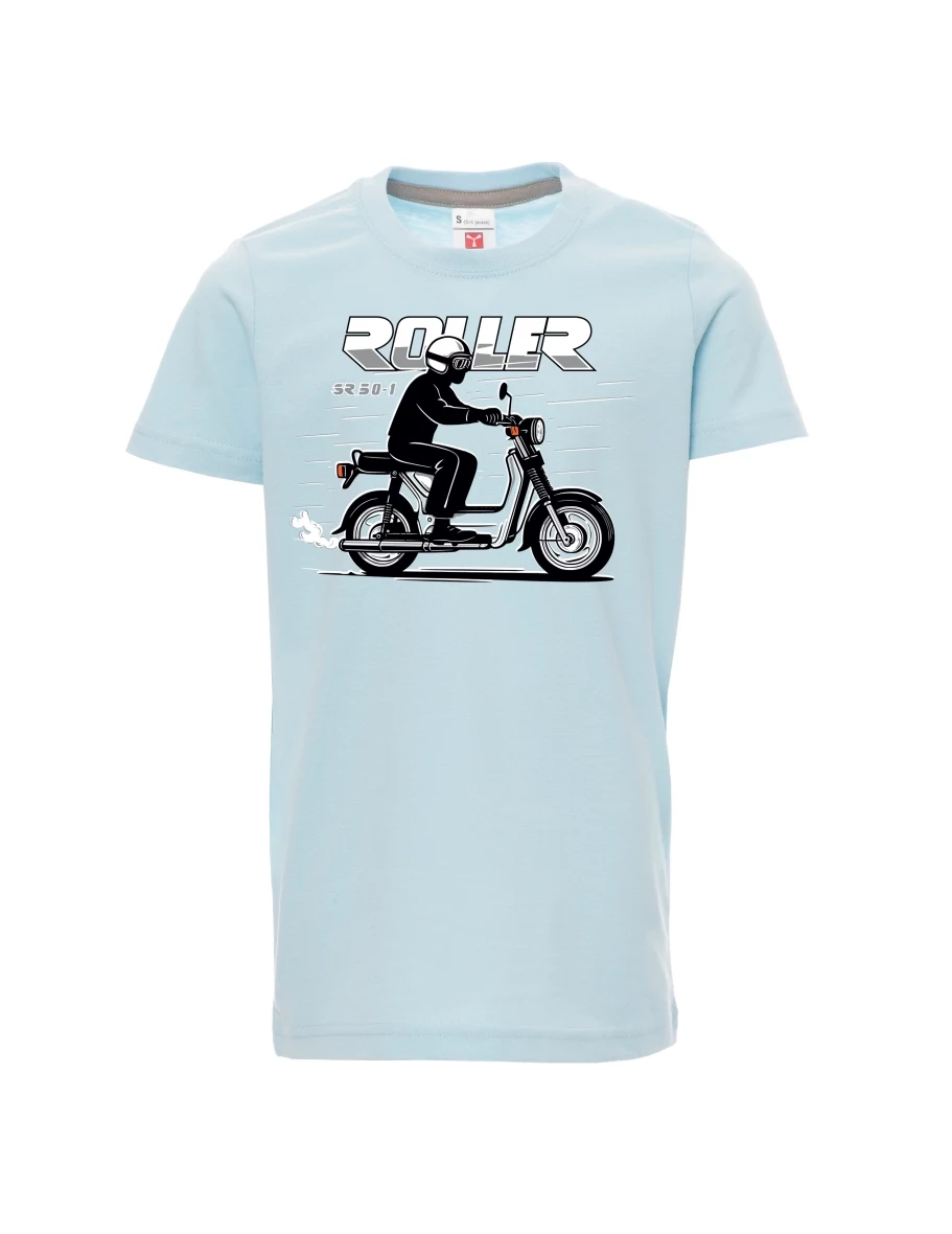 Dziecięcy t-shirt niebieski Skuter SR 50/1 Roller