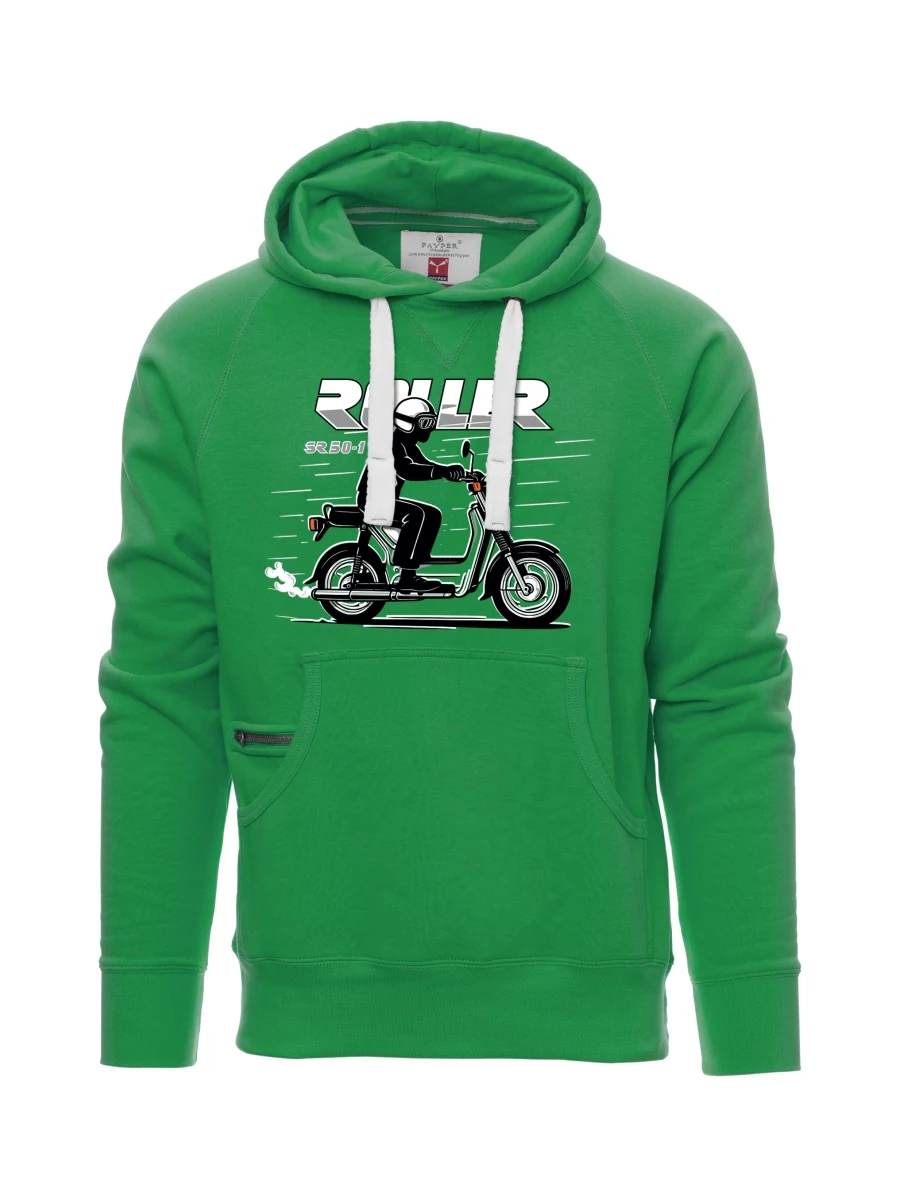 Męska bluza zielona Skuter SR 50/1 Roller