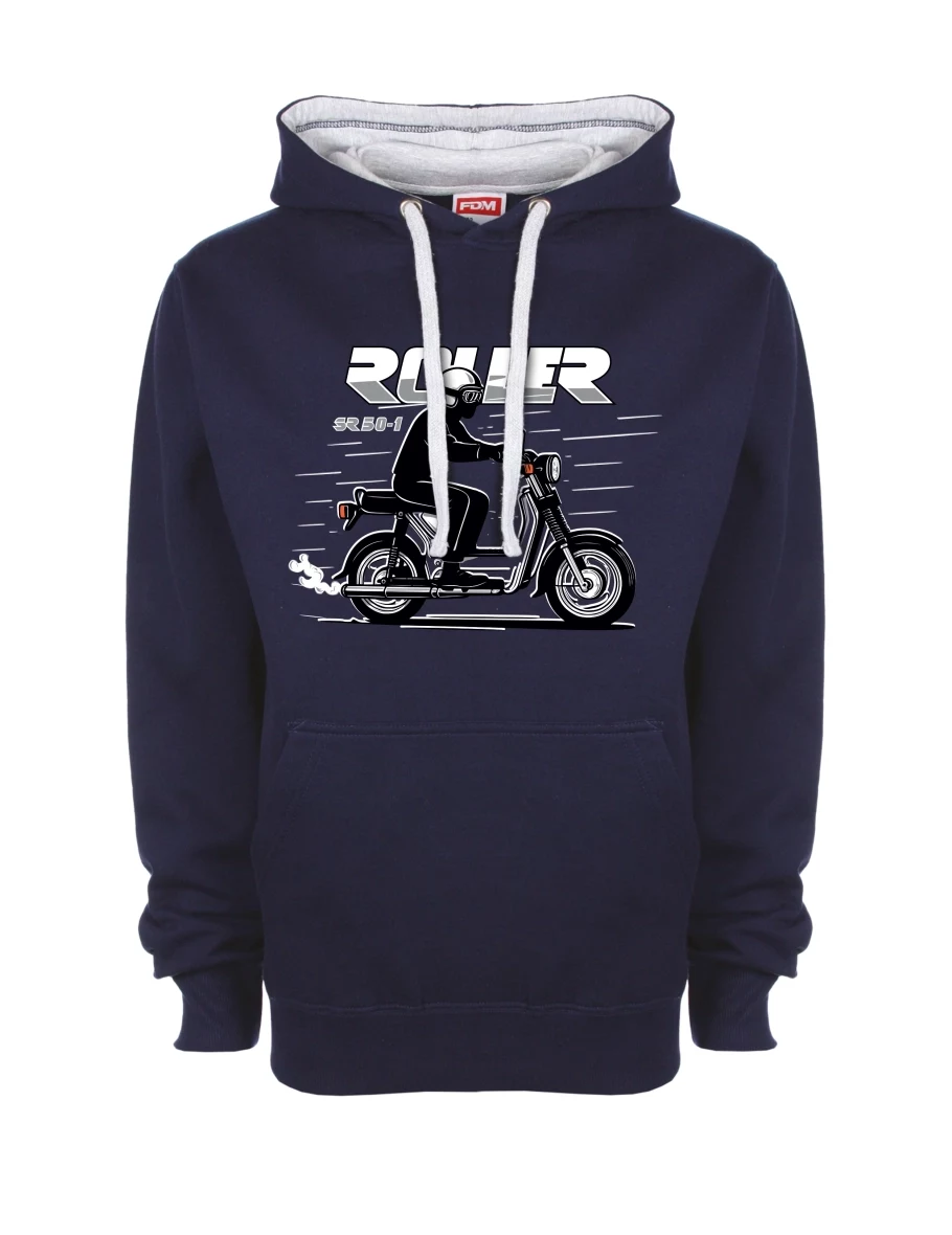Bluza szaro-królewsko niebieska Skuter SR 50/1 Roller