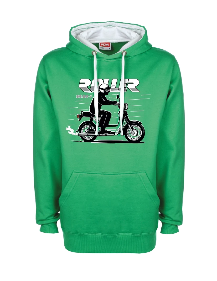 Bluza biało-zielona Skuter SR 50/1 Roller