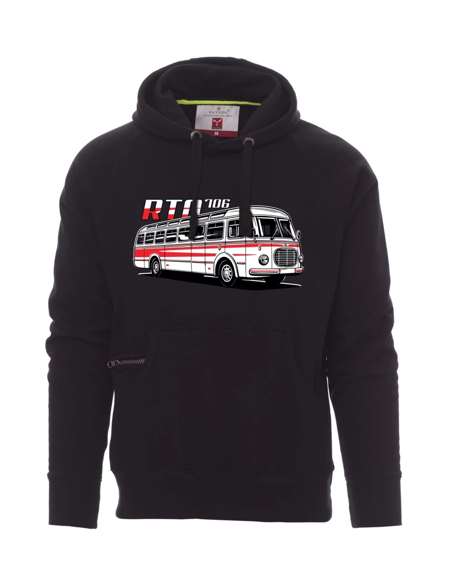 Męska bluza czarna Autobus RTO 706