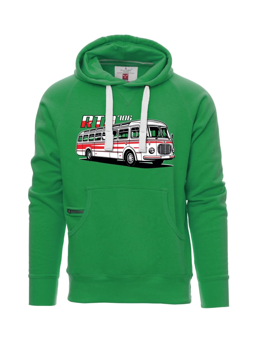 Męska bluza zielona Autobus RTO 706