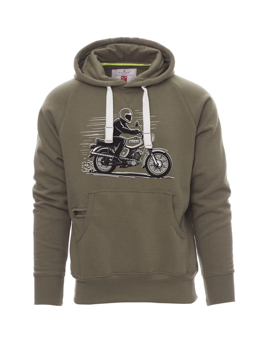Męska bluza Khaki  Motocykl Enduro S51