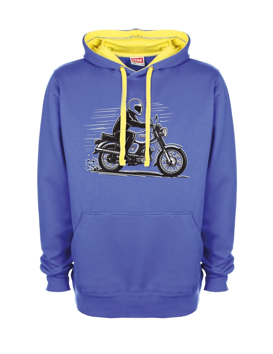 Bluza żółto-niebieska Motocykl Enduro S51