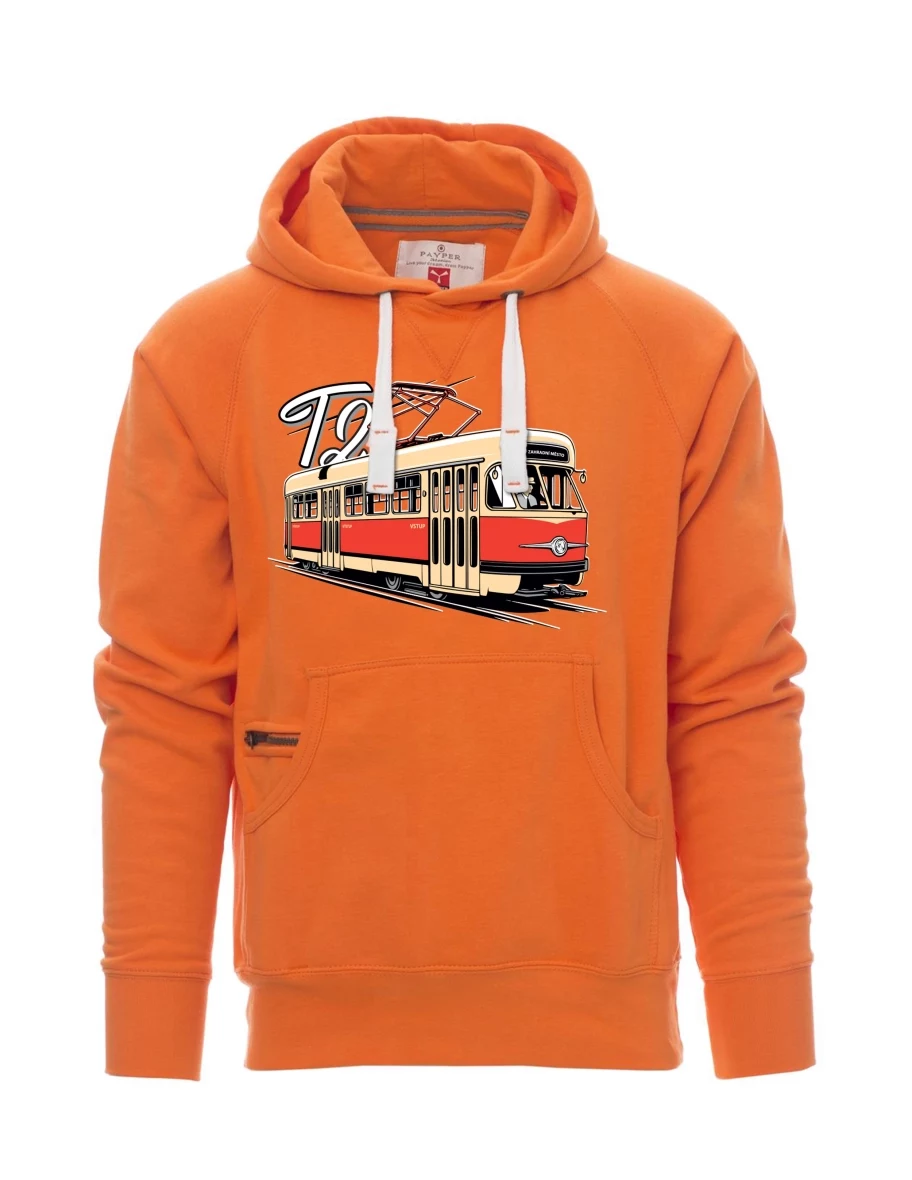 Męska bluza pomarańczowa Tramwaj T2