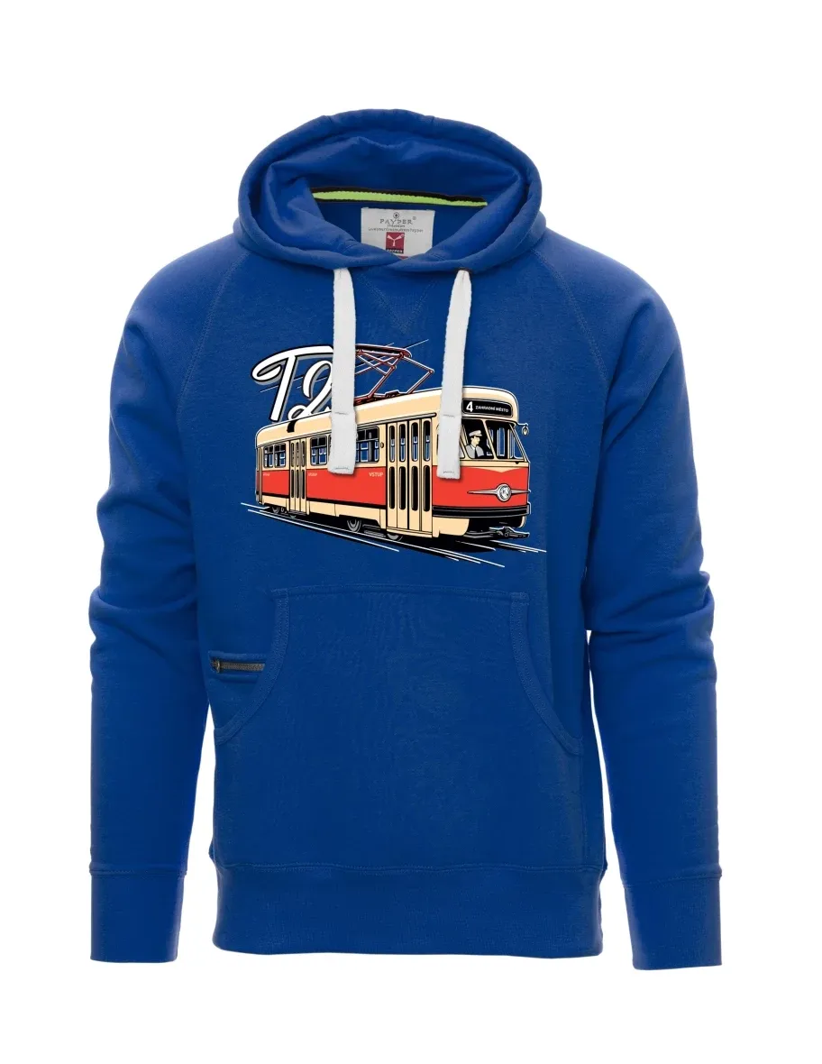 Męska bluza niebieska Tramwaj T2