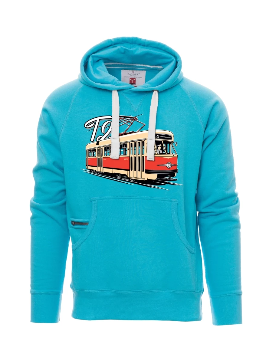 Męska bluza jasno niebieska Tramwaj T2