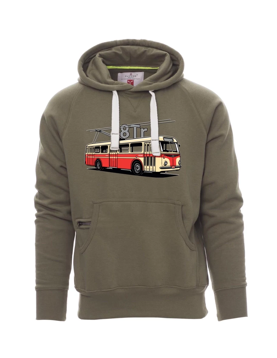Męska bluza Khaki  Trolejbus 8Tr