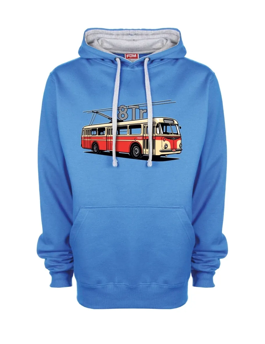 Bluza szaro-niebieska Trolejbus 8Tr