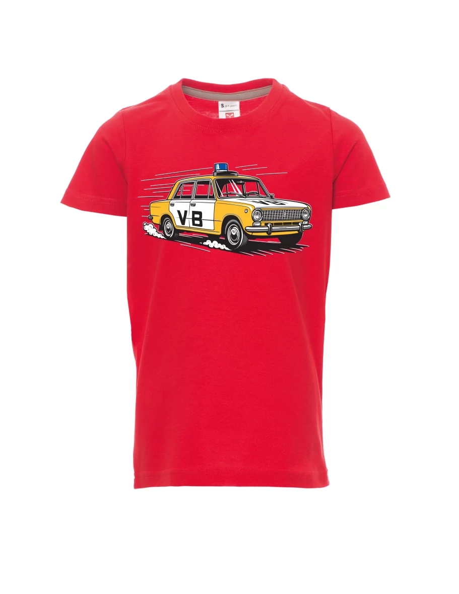 Dziecięcy t-shirt czerwony Samochód VAZ 2101 VB