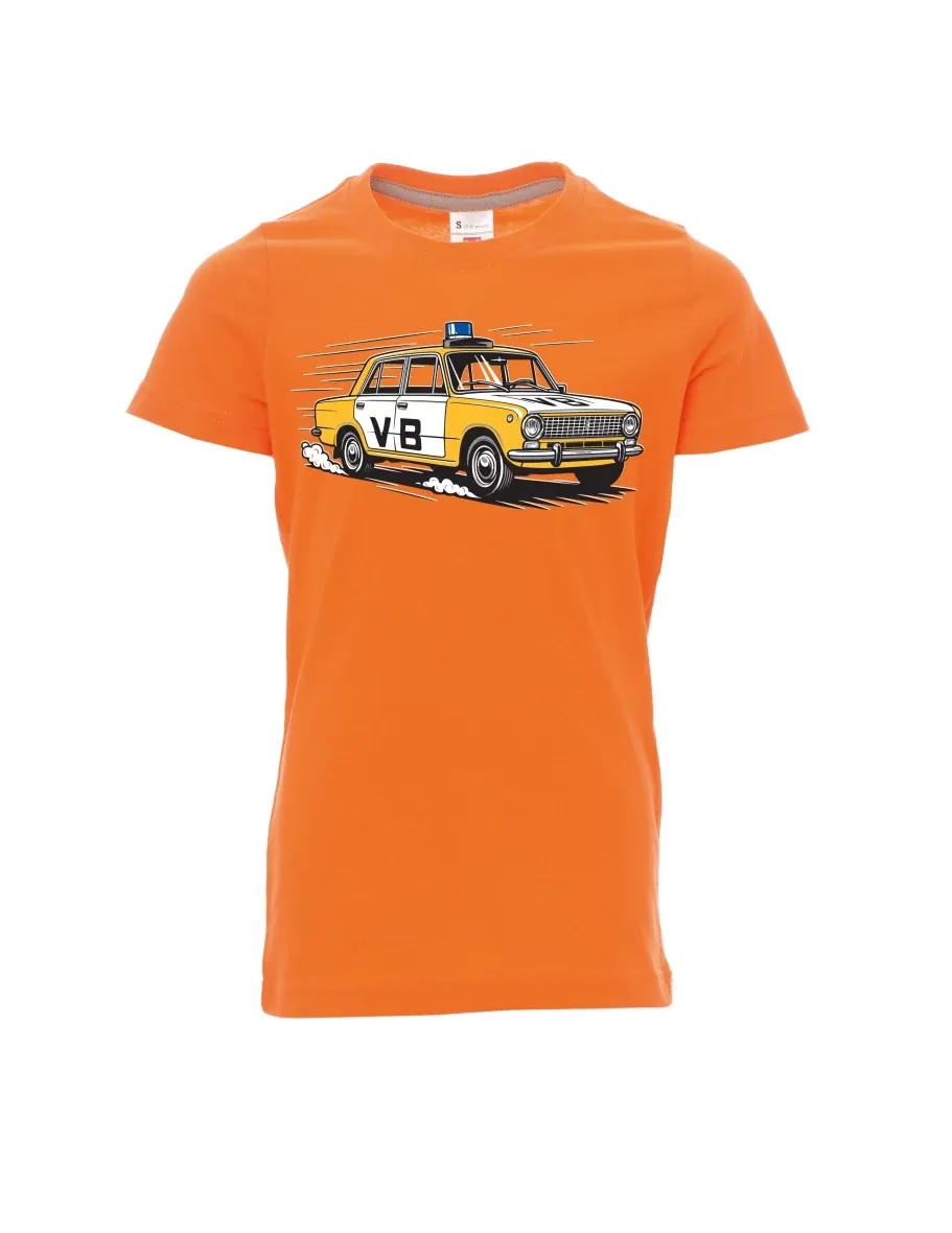 Dziecięcy t-shirt pomarańczowy Samochód VAZ 2101 VB