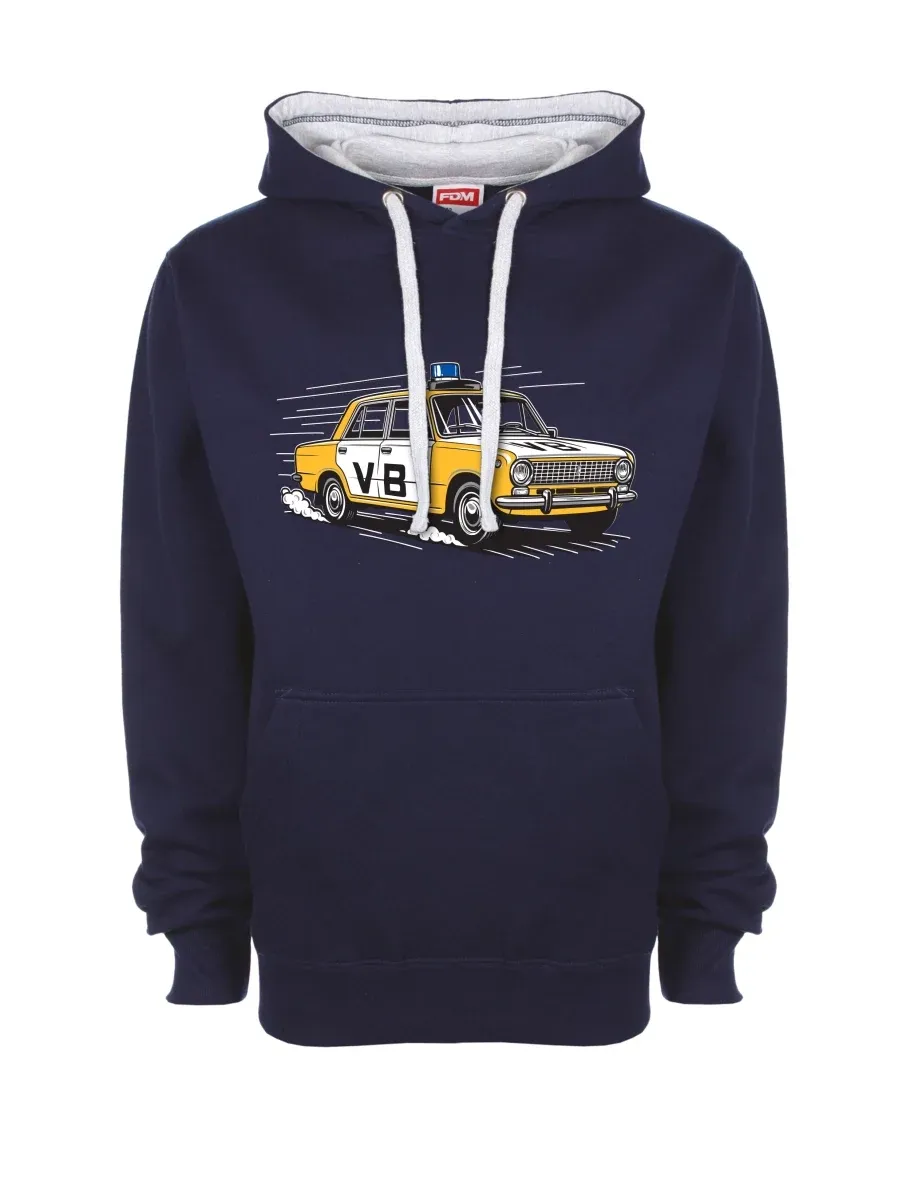 Bluza szaro-królewsko niebieska Samochód VAZ 2101 VB