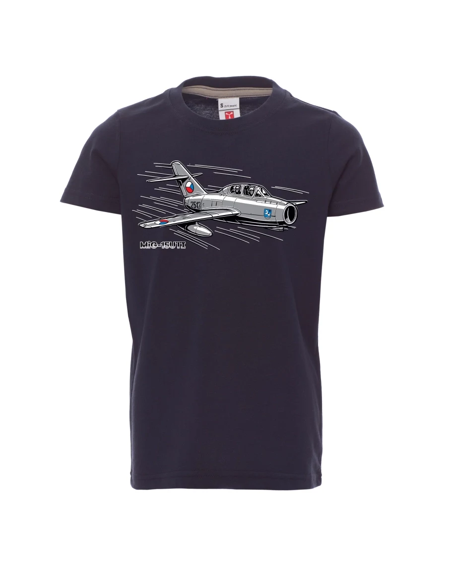 Dziecięcy t-shirt navy Samolot MiG-15UTI