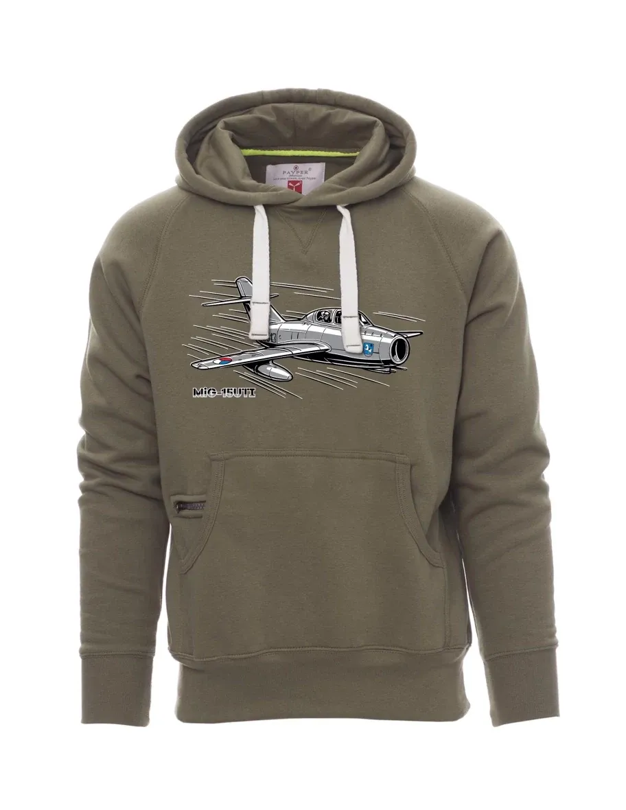 Męska bluza Khaki  Samolot MiG-15UTI
