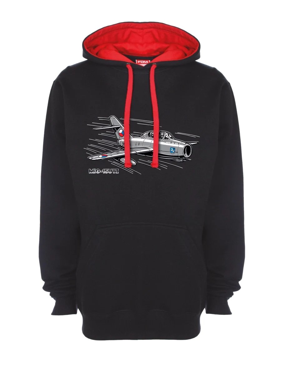 Bluza czerwono-czarna Samolot MiG-15UTI