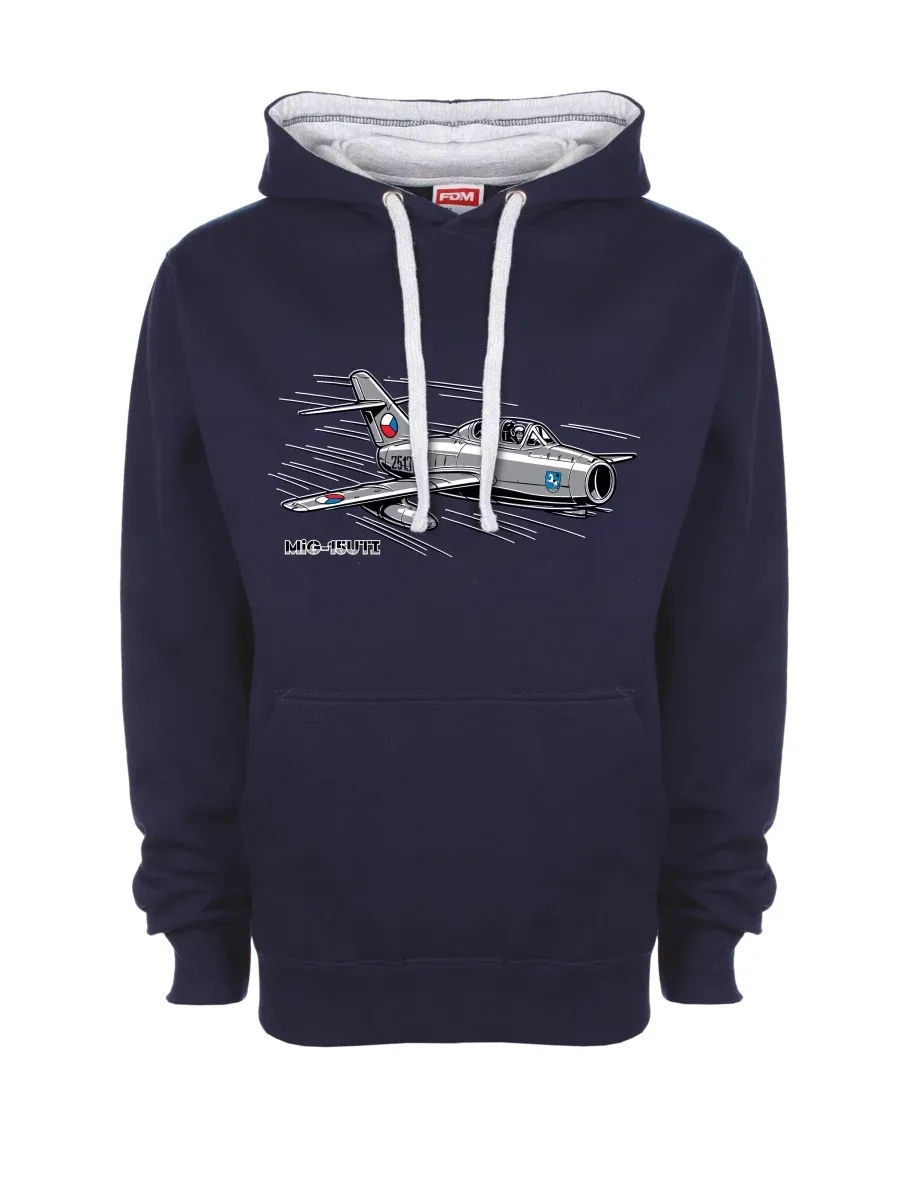 Bluza szaro-królewsko niebieska Samolot MiG-15UTI