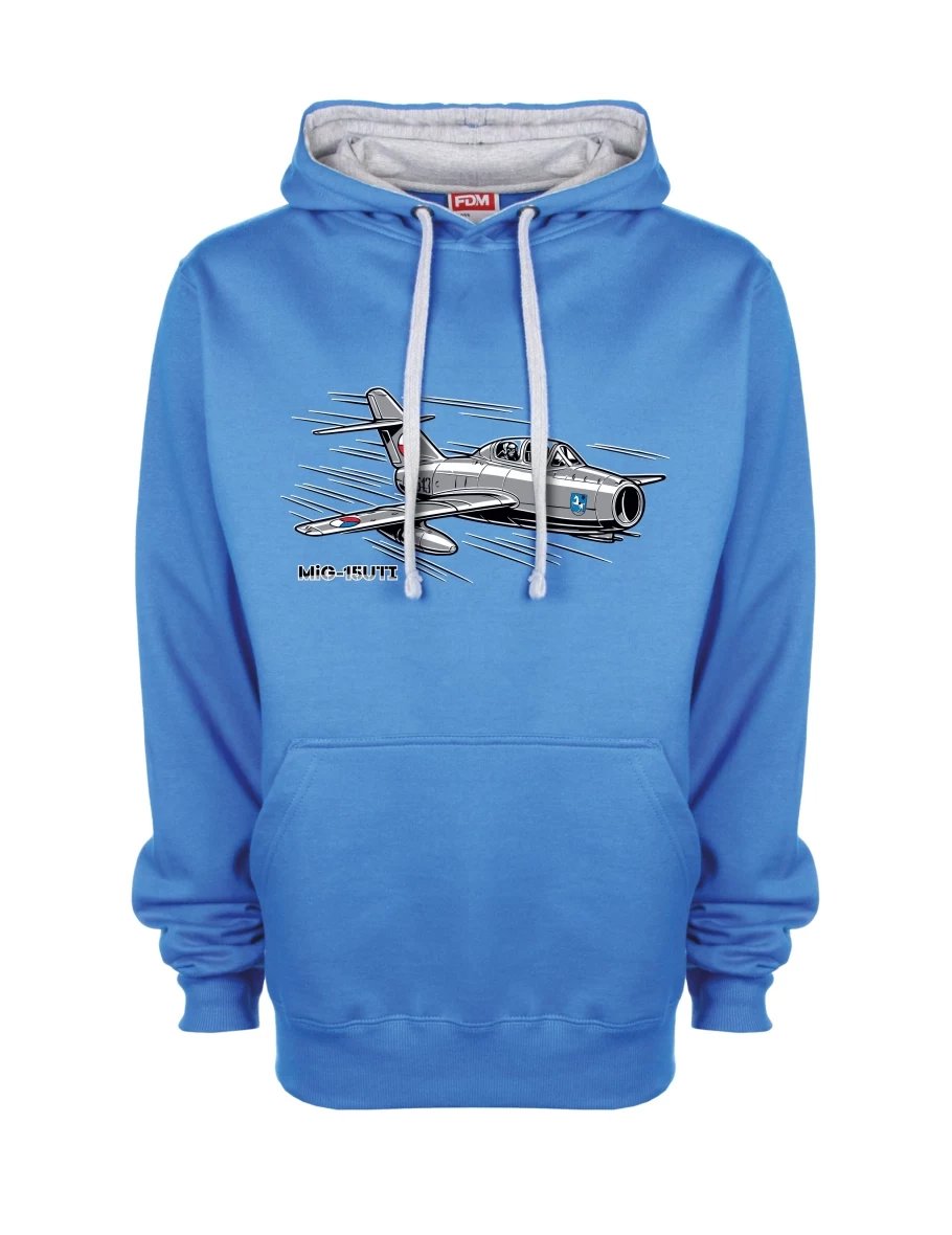 Bluza szaro-niebieska Samolot MiG-15UTI