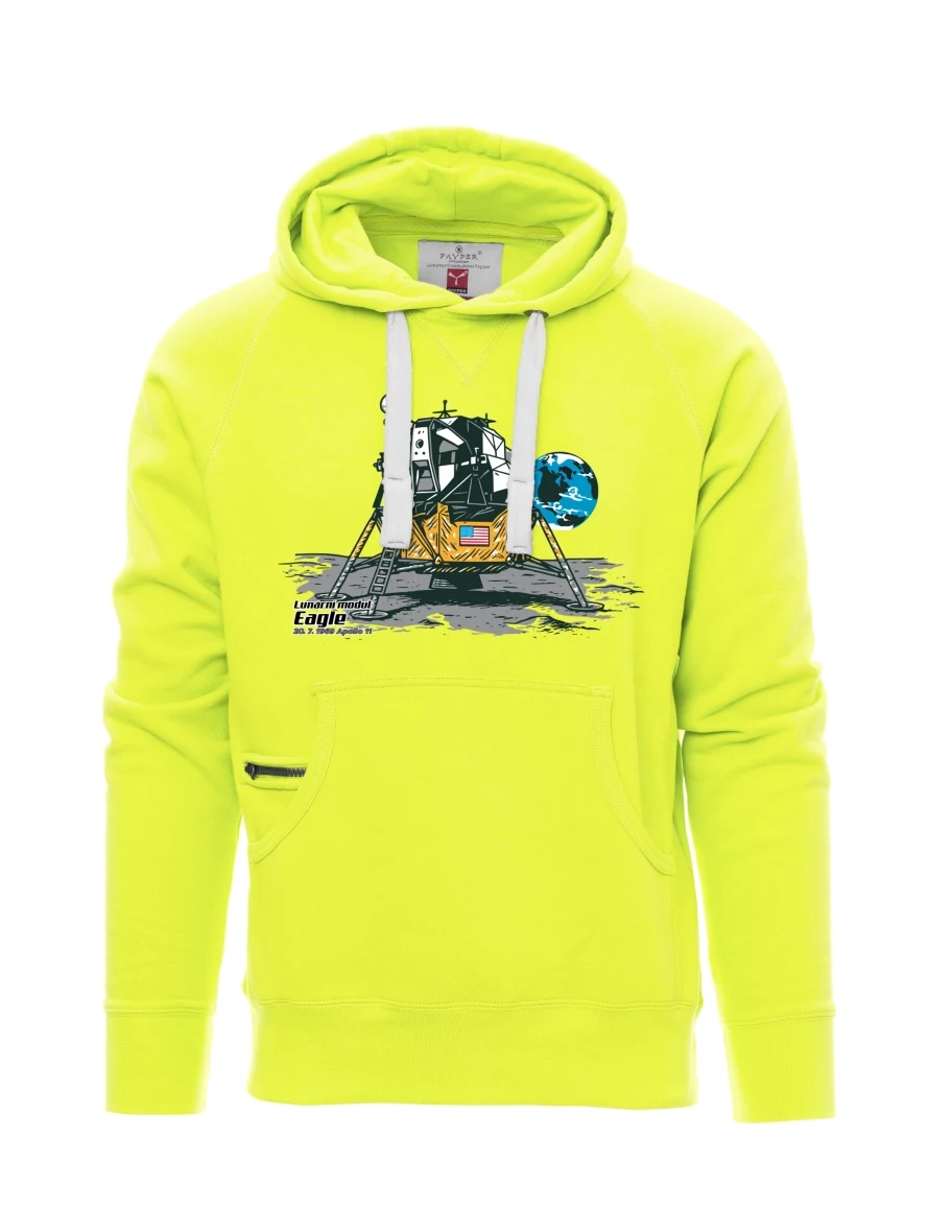 Męska bluza fluorescencyjna Moduł księżycowy Eagle