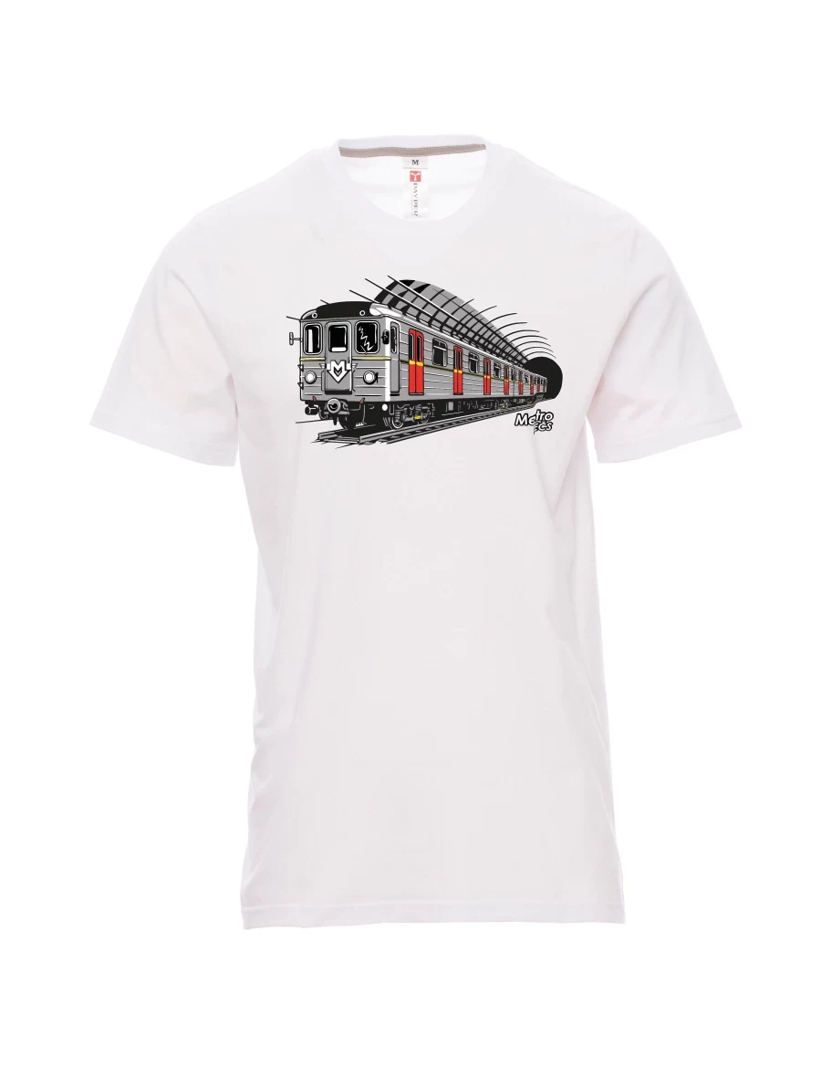 Męski t-shirt biały Metro EČS