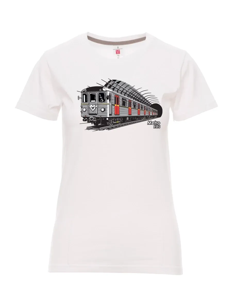 Damski t-shirt biały Metro EČS