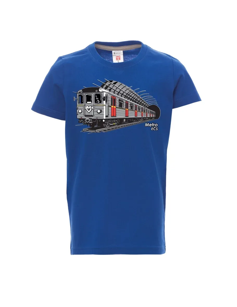Dziecięcy t-shirt niebieski Metro EČS