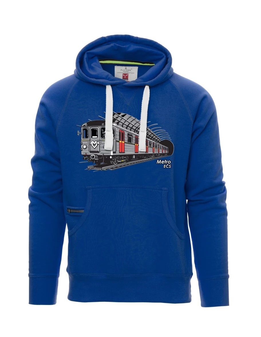 Męska bluza niebieska Metro EČS