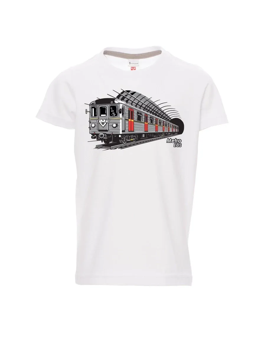 Dziecięcy t-shirt biały Metro EČS