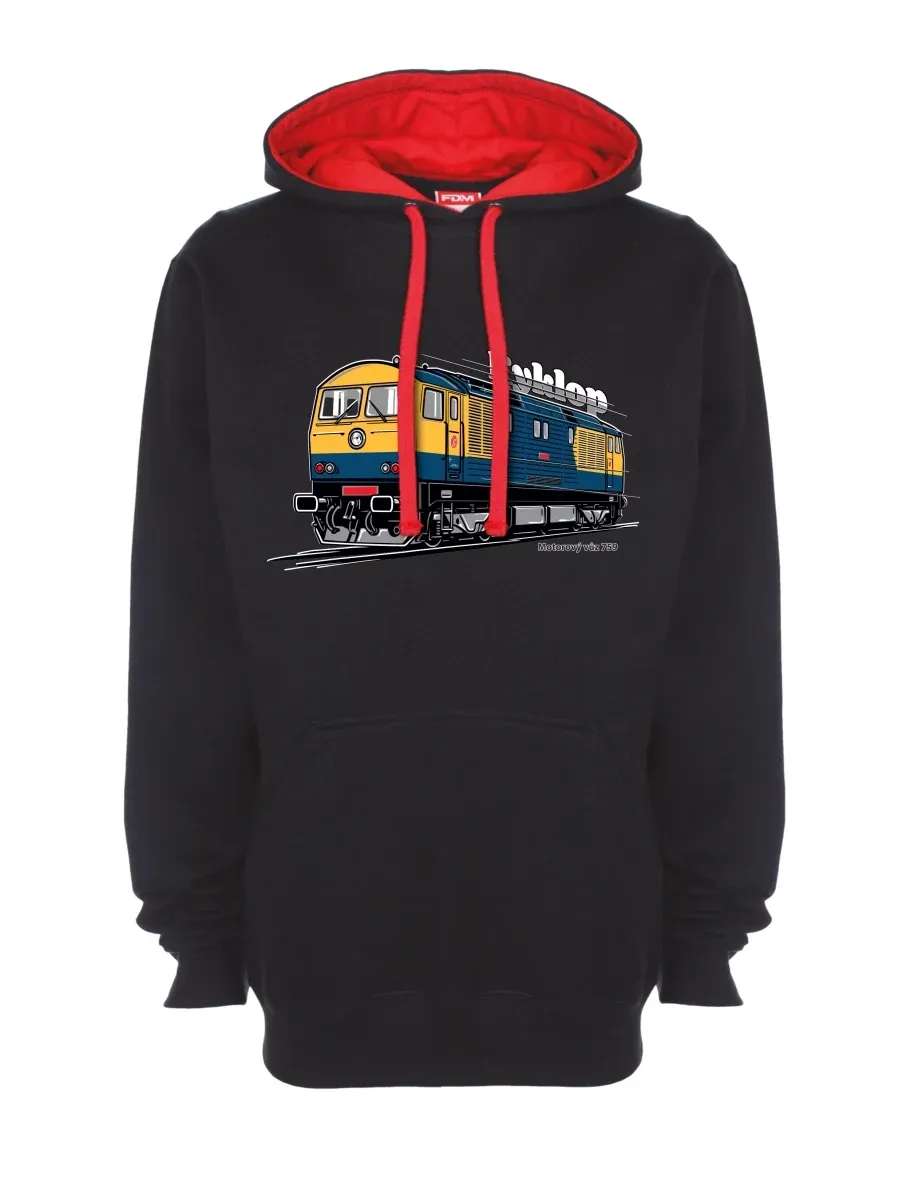 Bluza czerwono-czarna Wagon silnikowy 759 „Kyklop“