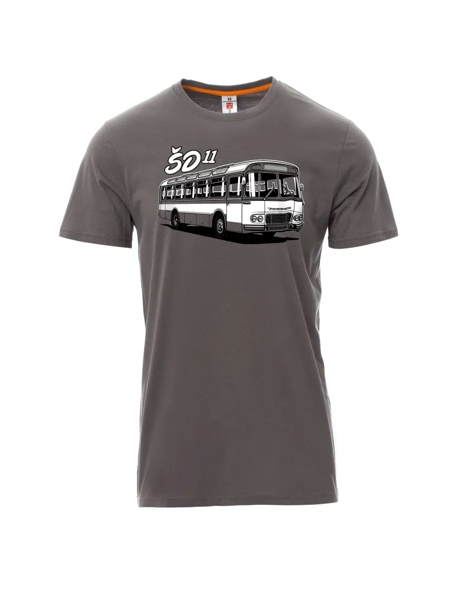 Męski t-shirt szary Autobus ŠD 11