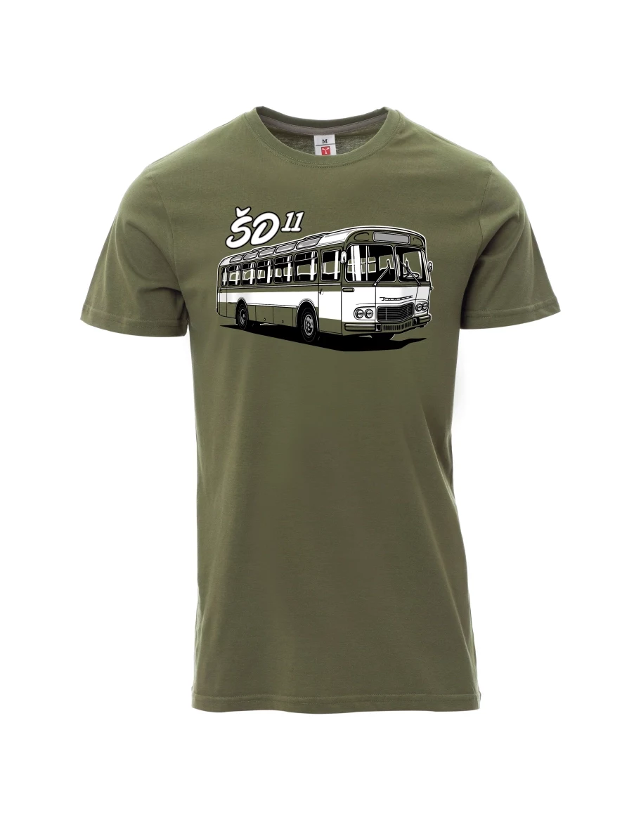 Męski t-shirt khaki Autobus ŠD 11