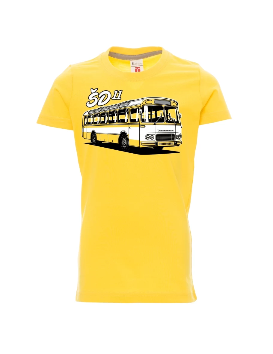 Dziecięcy t-shirt żółty Autobus ŠD 11