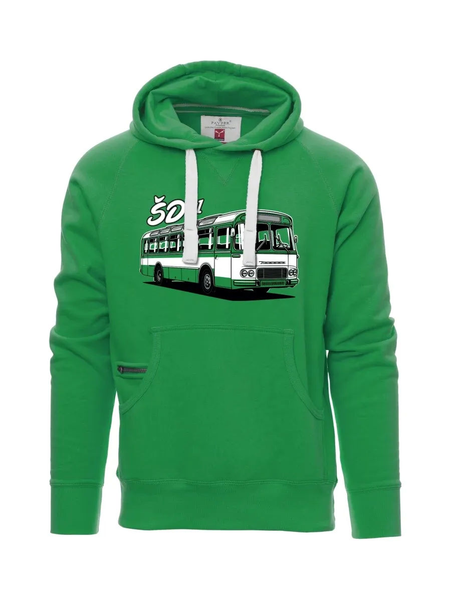 Męska bluza zielona Autobus ŠD 11