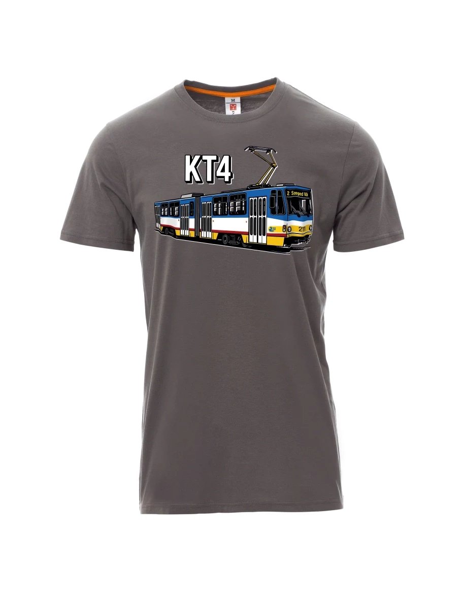 Męski t-shirt szary Tramwaj KT4