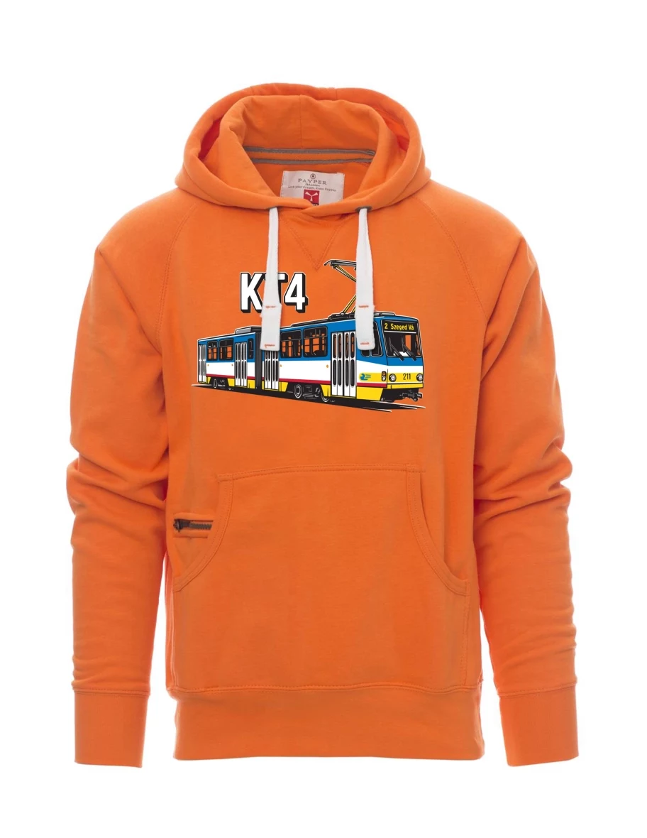 Męska bluza pomarańczowa Tramwaj KT4